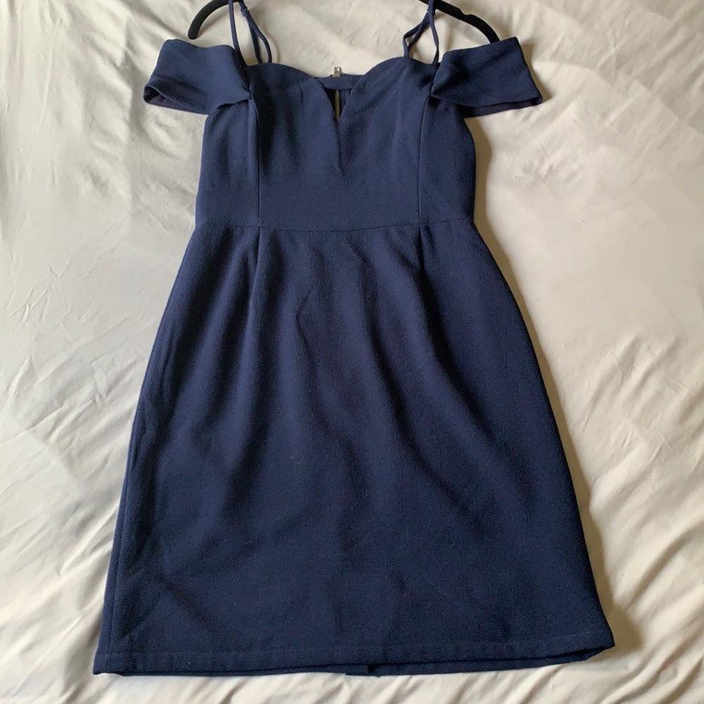 Off The Shoulder Cocktail Mini Dress